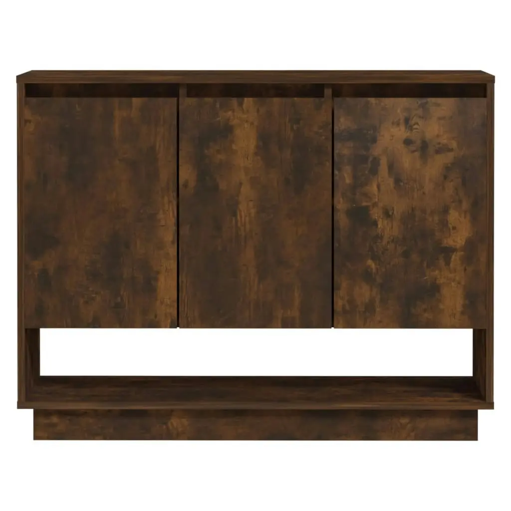 Sideboard Smoked Oak 97x31x75 cm Engineered Wood 812987