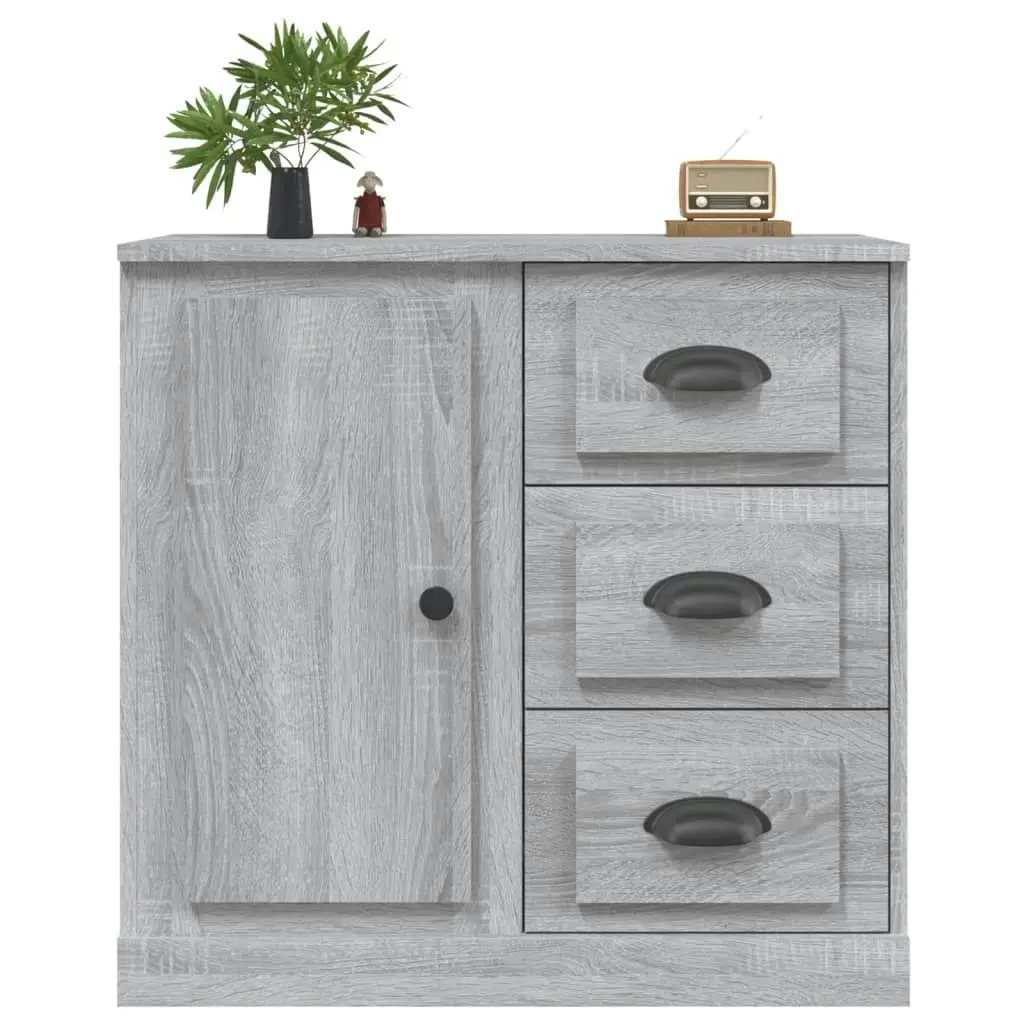 Sideboard Grey Sonoma 70x35.5x67.5 cm Engineered Wood 816198