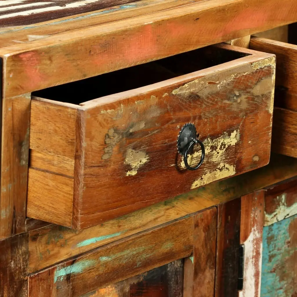 Sideboard Solid Reclaimed Wood 120x35x76 cm 243984