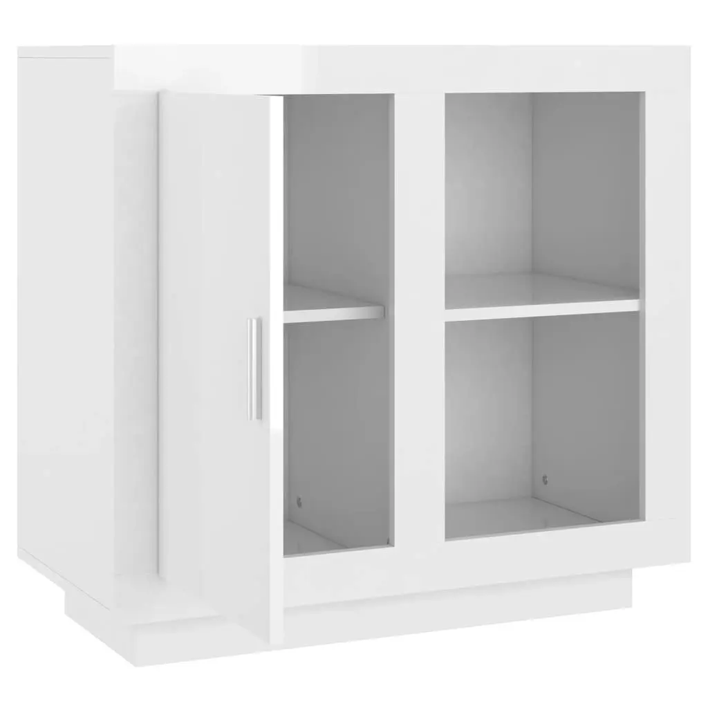 Sideboard High Gloss White 80x40x75 cm 811832