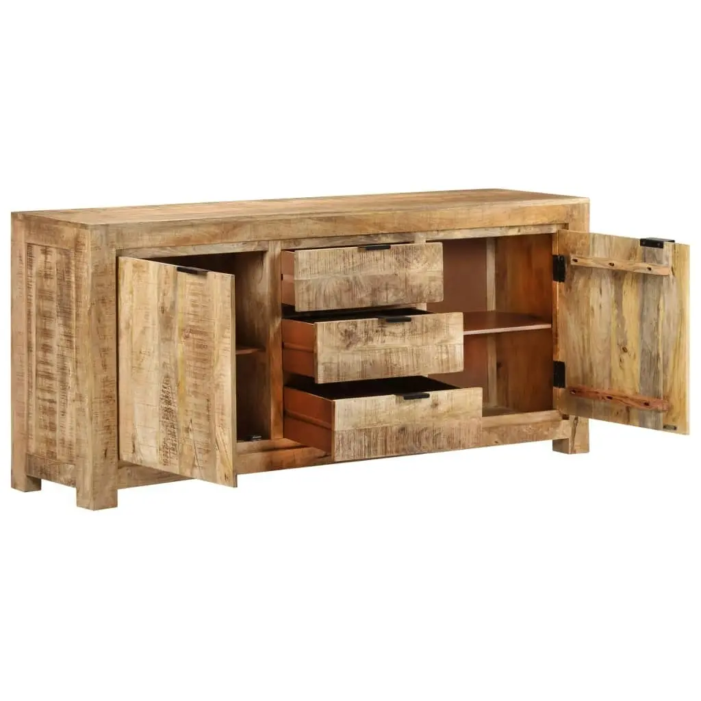 Sideboard 175x40x75 cm Rough Mango Wood 320395