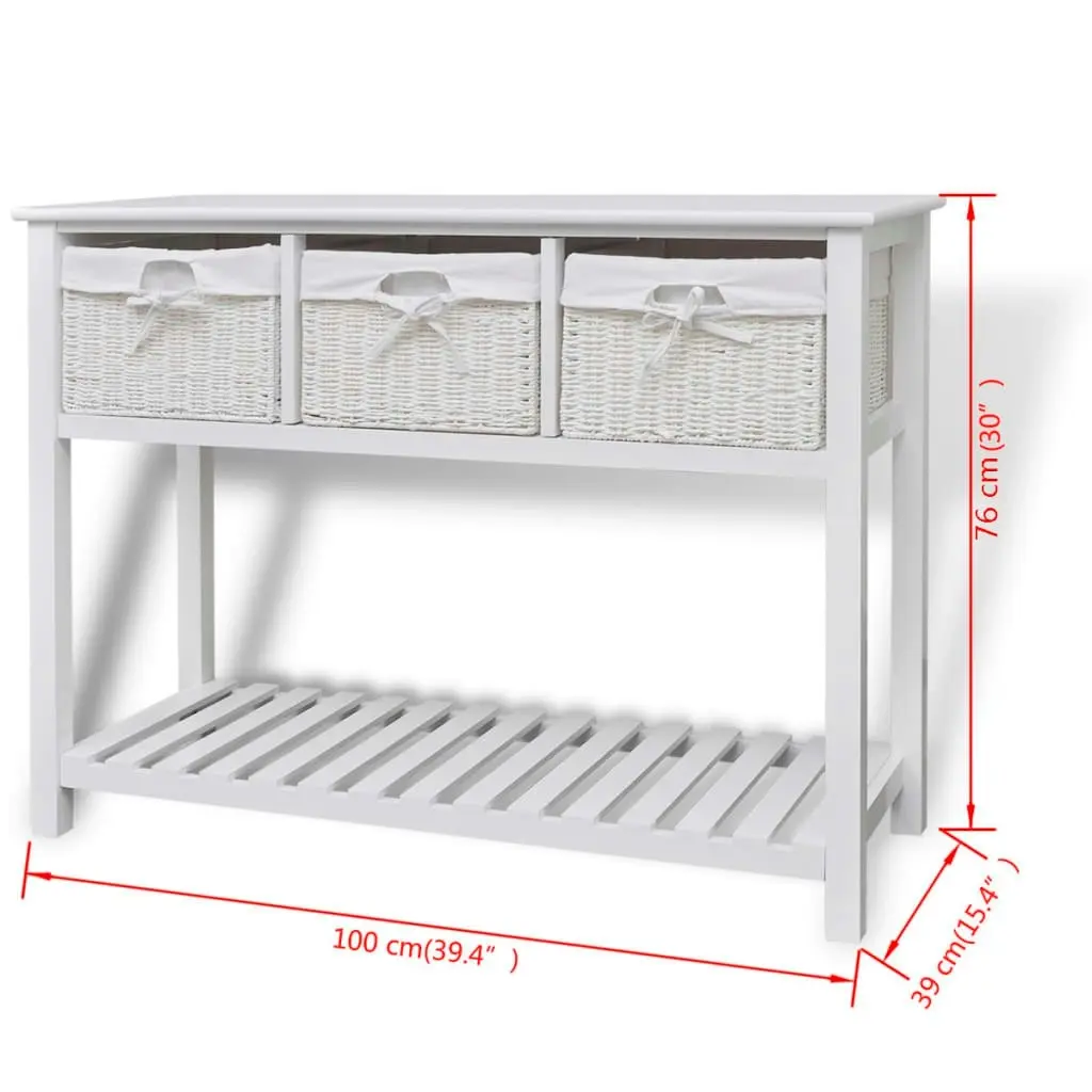 Storage Sideboard White 242432