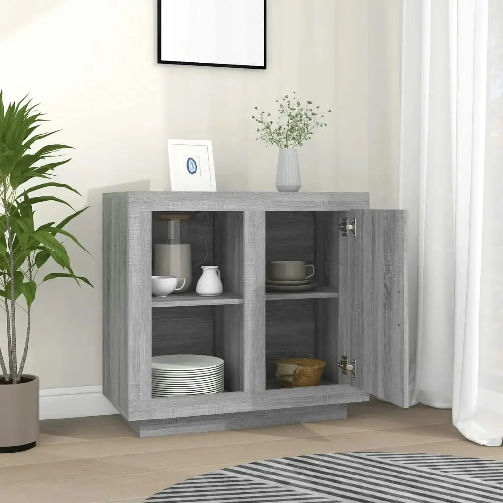 Sideboard Grey Sonoma 80x40x75 cm 817238