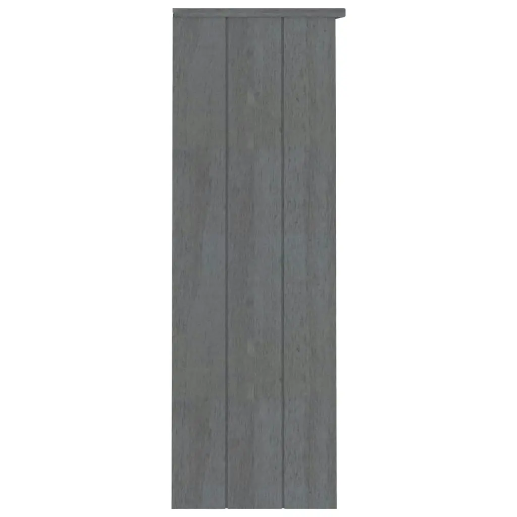 Top for Highboard"HAMAR" Dark Grey 85x35x100cm Solid Wood Pine 340510