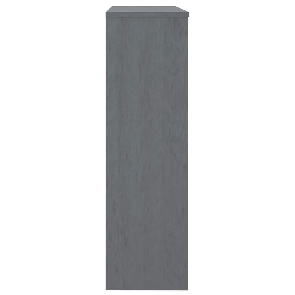 Top for Highboard"HAMAR" Dark Grey 90x30x100cm Solid Wood Pine 340434