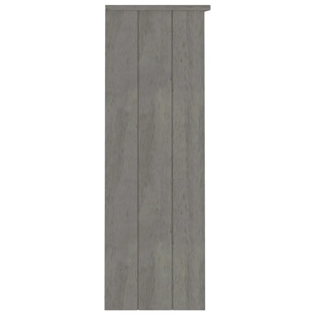 Top for Highboard"HAMAR" Light Grey 85x35x100cm Solid Wood Pine 340511