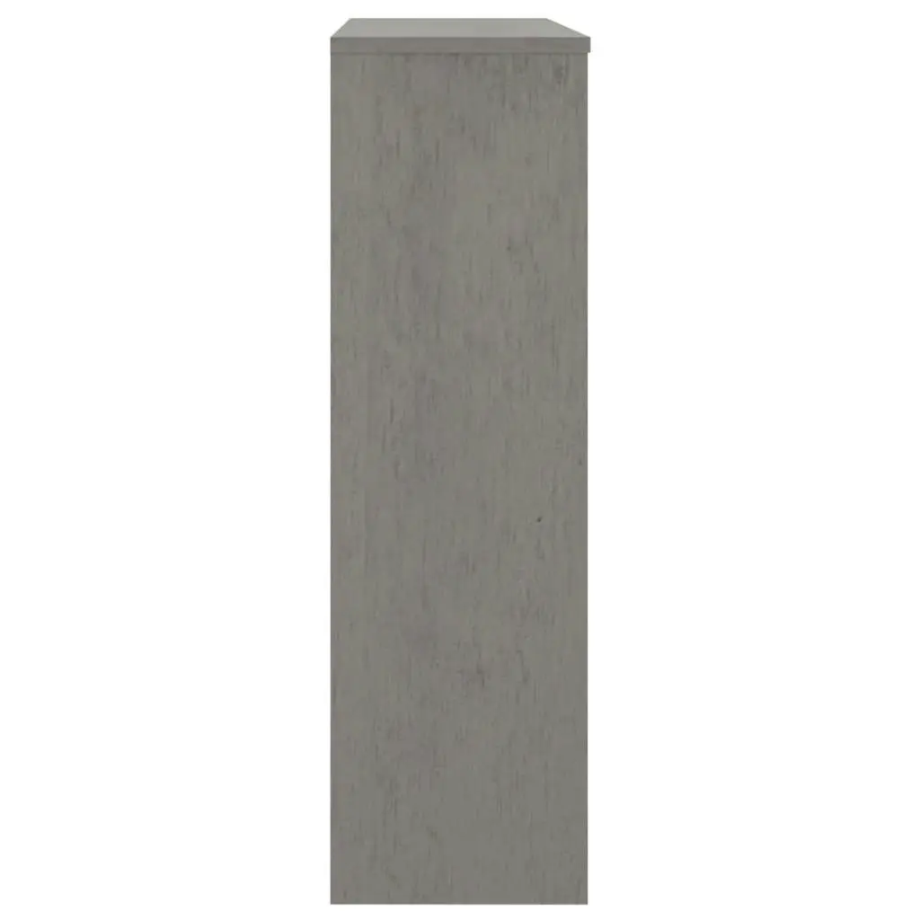 Top for Highboard"HAMAR" Light Grey 90x30x100cm Solid Wood Pine 340435