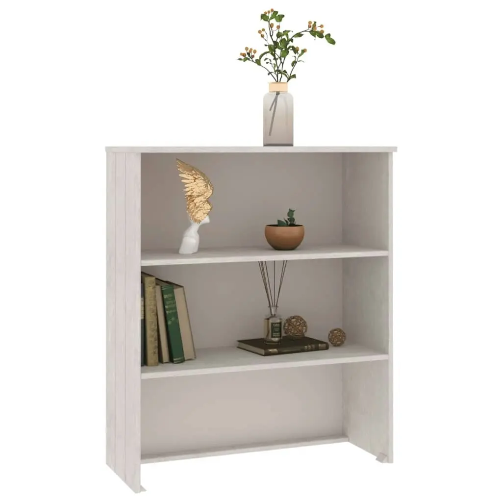 Top for Highboard"HAMAR" White 85x35x100 cm Solid Wood Pine 340509