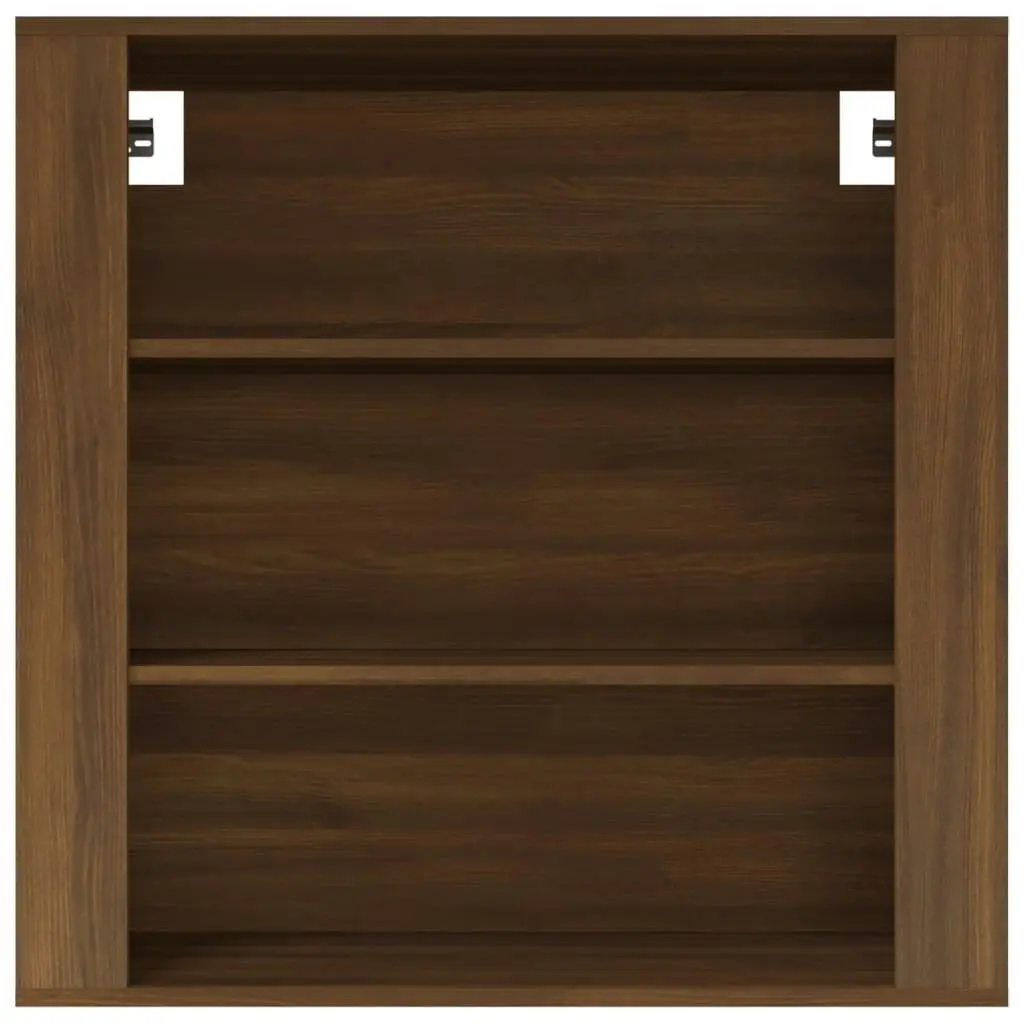 Wall Cabinet Brown Oak 80x33x80 cm Engineered Wood 816599