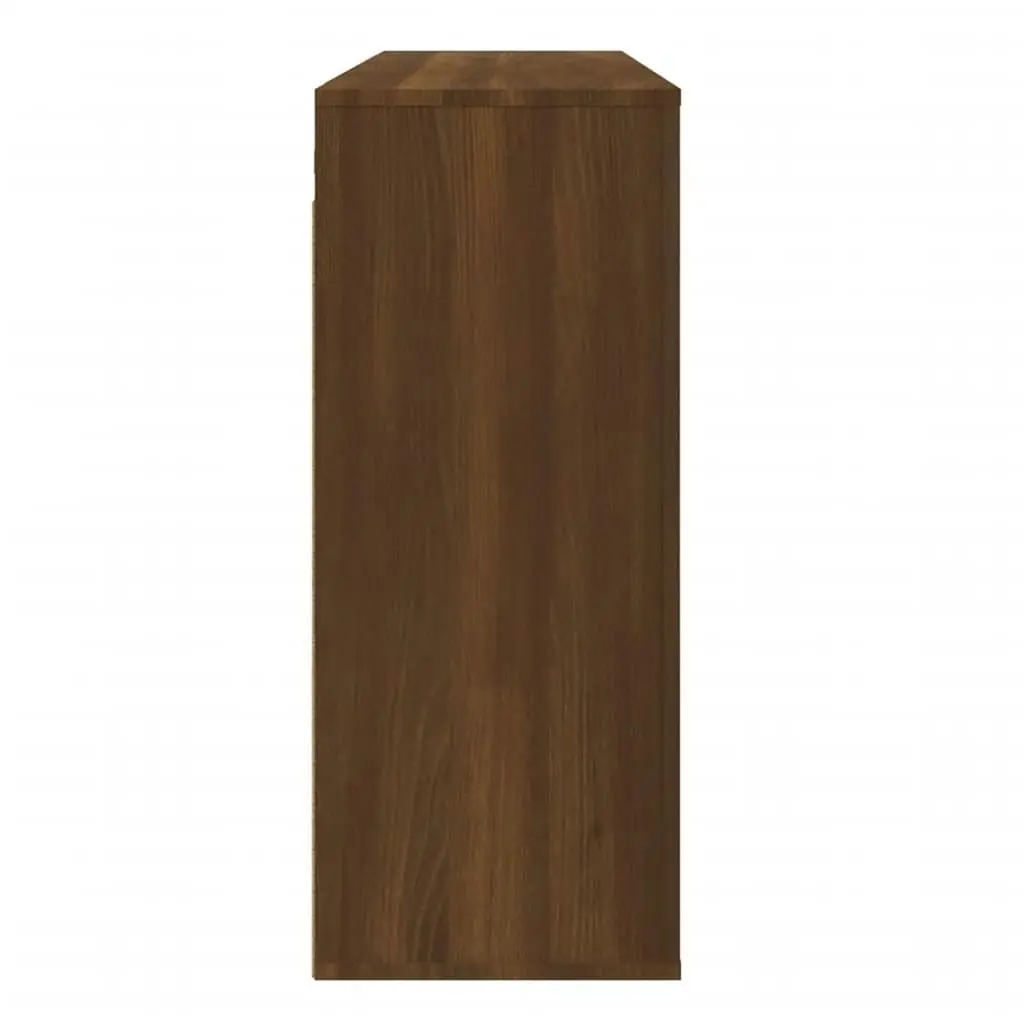 Wall Cabinet Brown Oak 80x33x80 cm Engineered Wood 816591