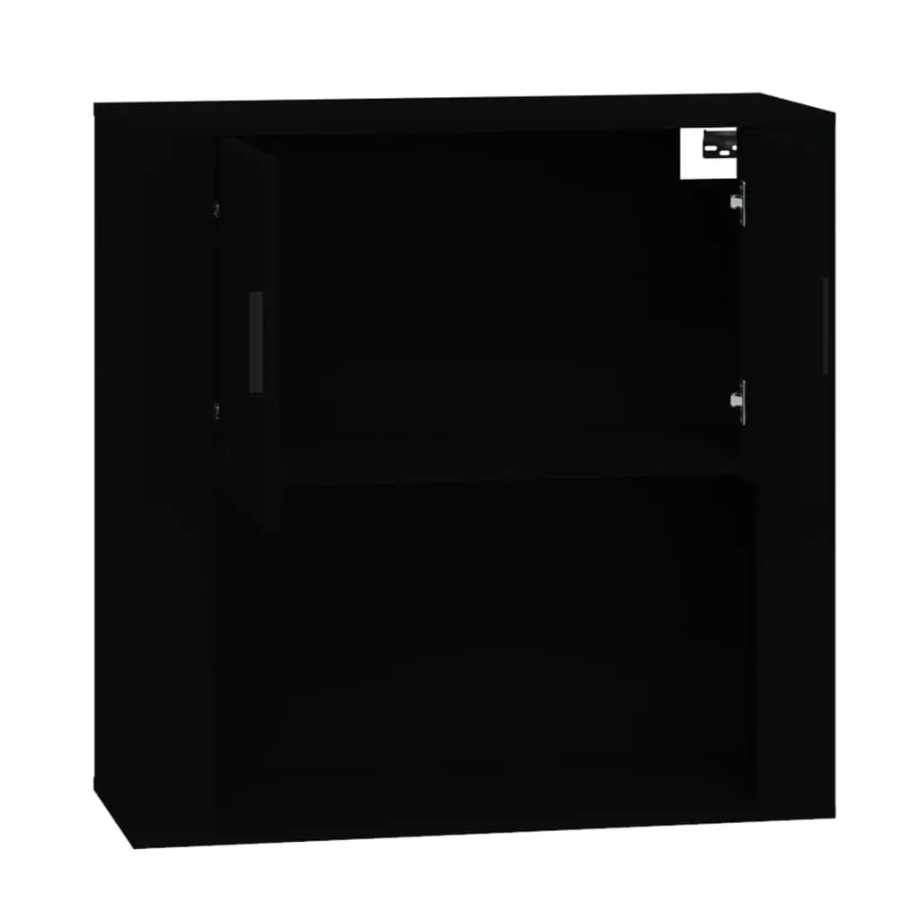 Wall Cabinet Black 80x33x80 cm Engineered Wood 816585