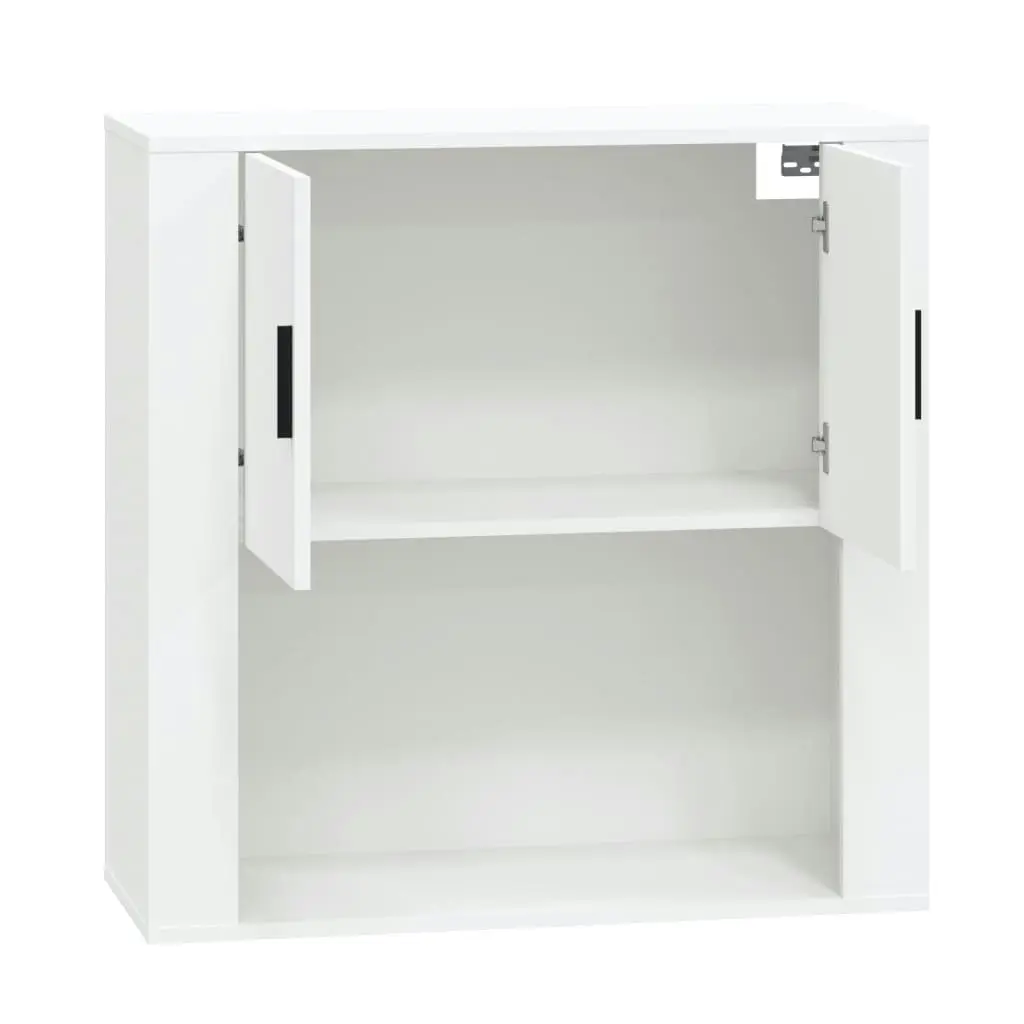 Wall Cabinet White 80x33x80 cm Engineered Wood 816584