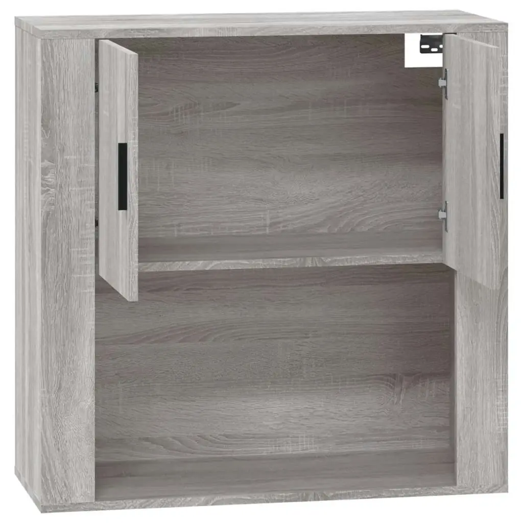 Wall Cabinet Grey Sonoma 80x33x80 cm Engineered Wood 816590