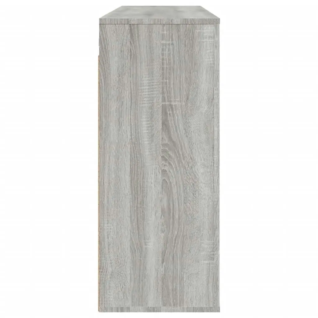 Wall Cabinet Grey Sonoma 80x33x80 cm Engineered Wood 816590