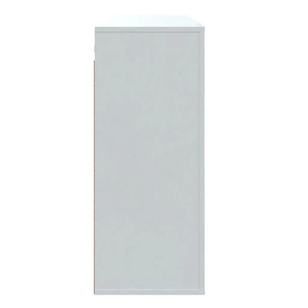 Wall Cabinet High Gloss White 80x33x80 cm Engineered Wood 816586