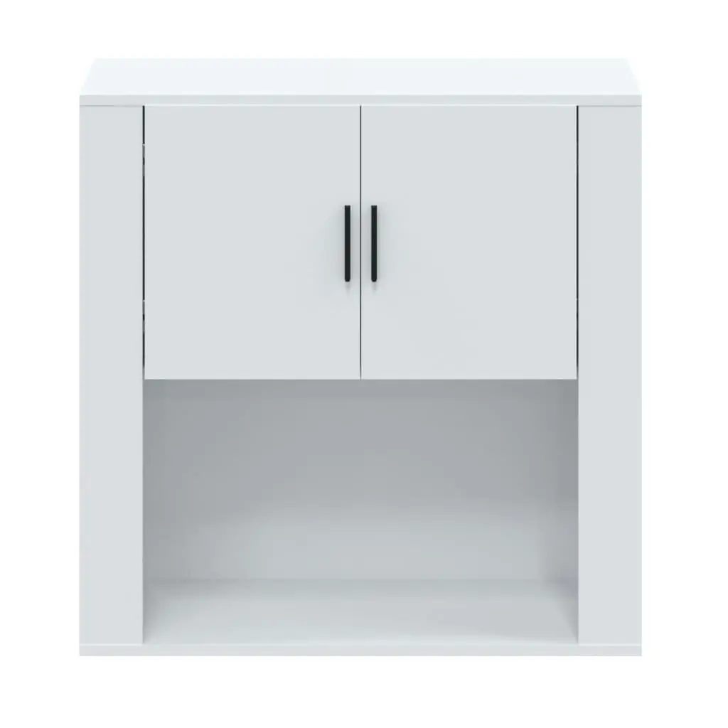 Wall Cabinet High Gloss White 80x33x80 cm Engineered Wood 816586