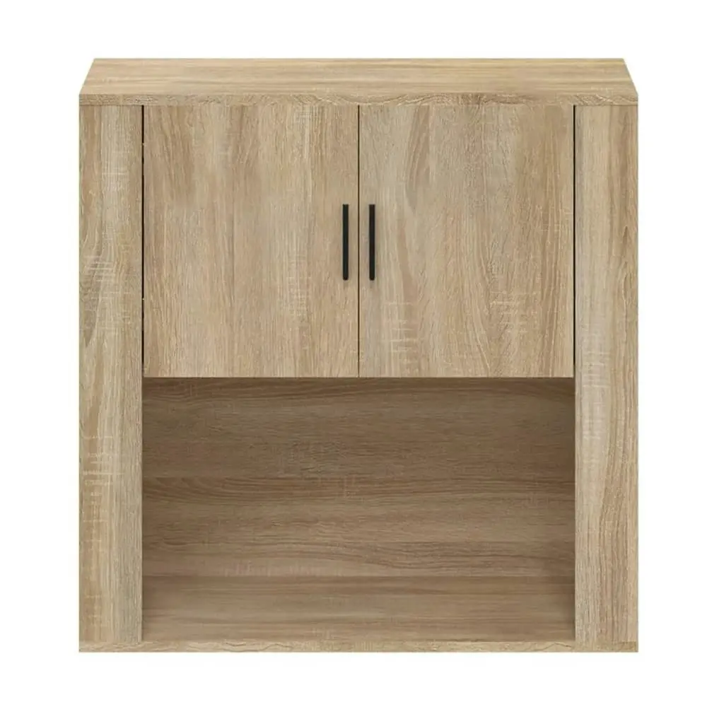 Wall Cabinet Sonoma Oak 80x33x80 cm Engineered Wood 816587