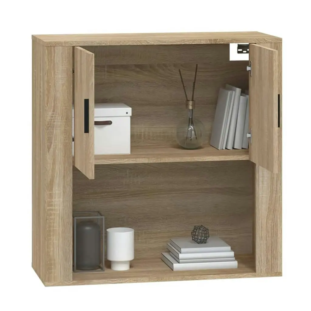 Wall Cabinet Sonoma Oak 80x33x80 cm Engineered Wood 816587