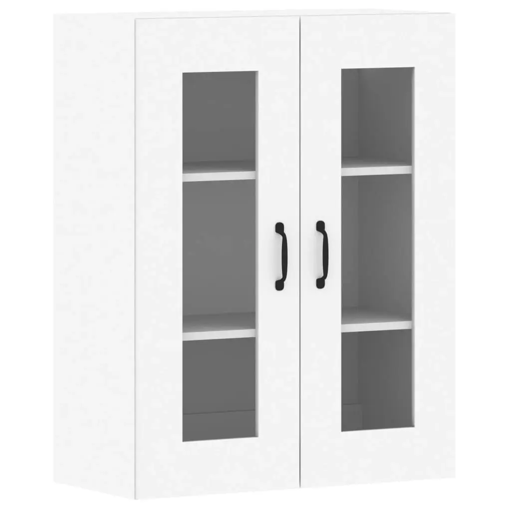 Wall Mounted Cabinets 2 pcs White Engineered Wood 3197905