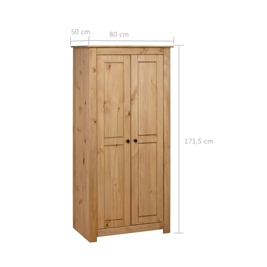 Wardrobe 80x50x171.5 cm Solid Pine Panama Range 282664