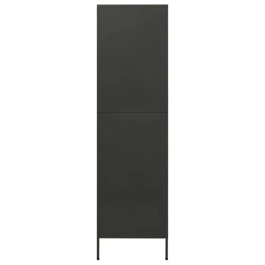 Wardrobe Anthracite 90x50x180 cm Steel 336249