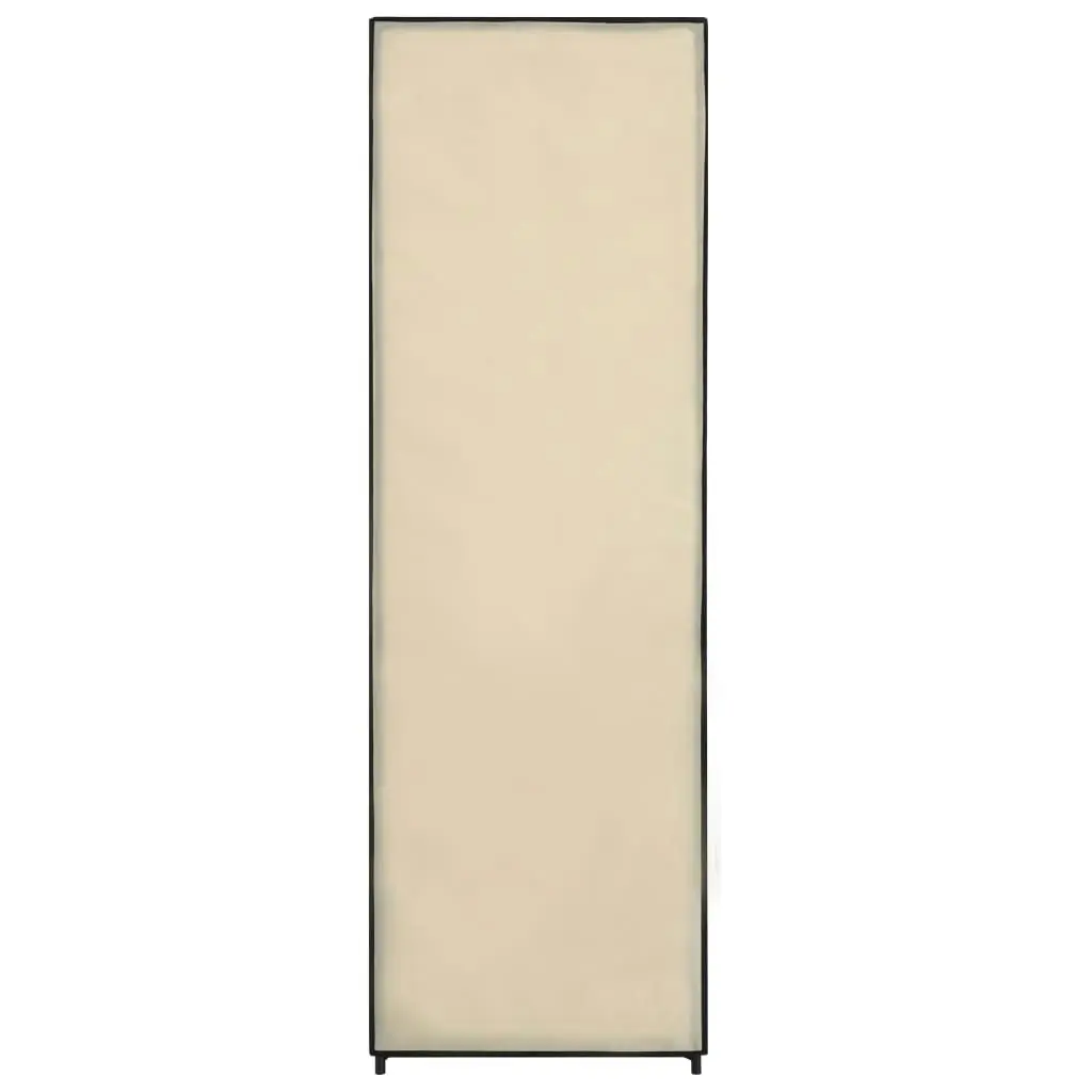 Wardrobe Cream 87x49x159 cm Fabric 282459