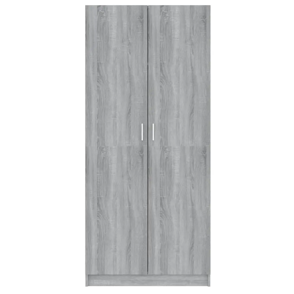 Wardrobe Grey Sonoma 80x52x180 cm Engineered Wood 815352