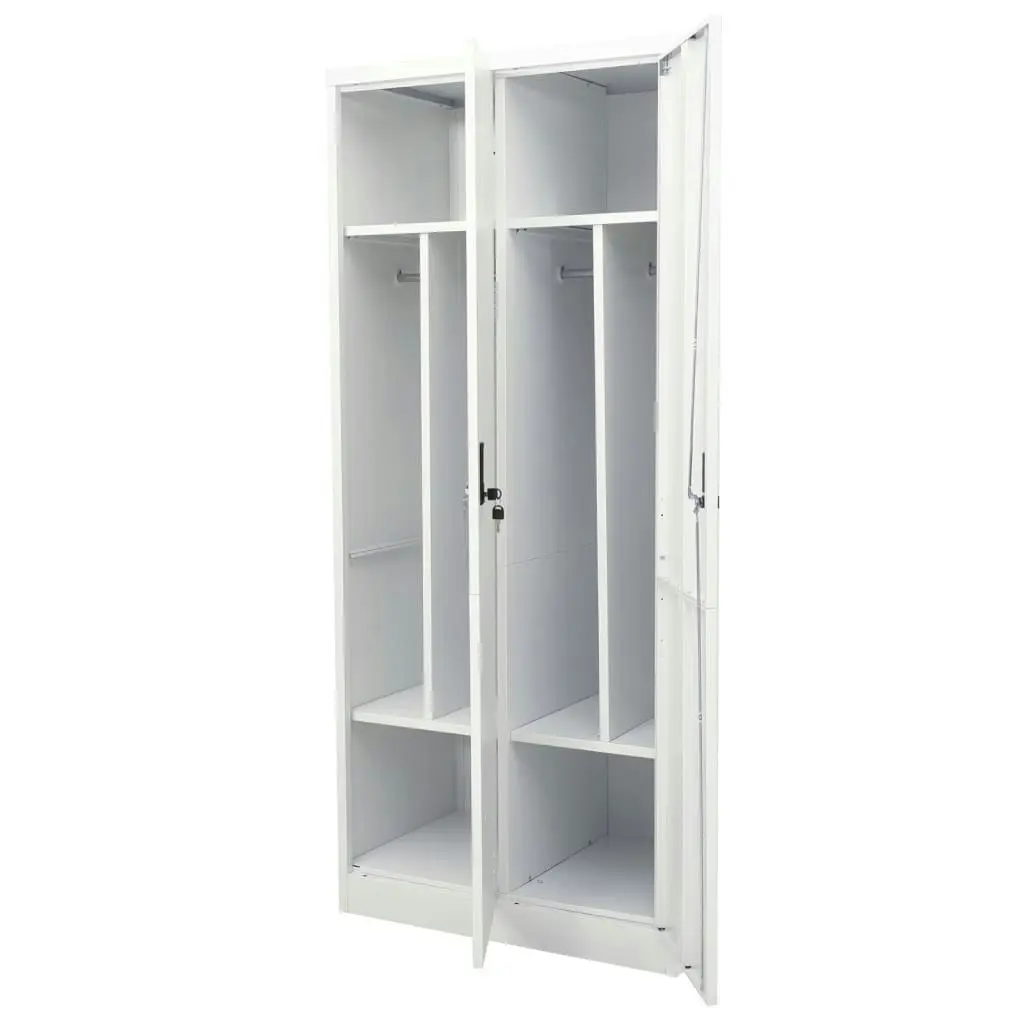 Wardrobe Light Grey 80x50x180 cm Steel 335967