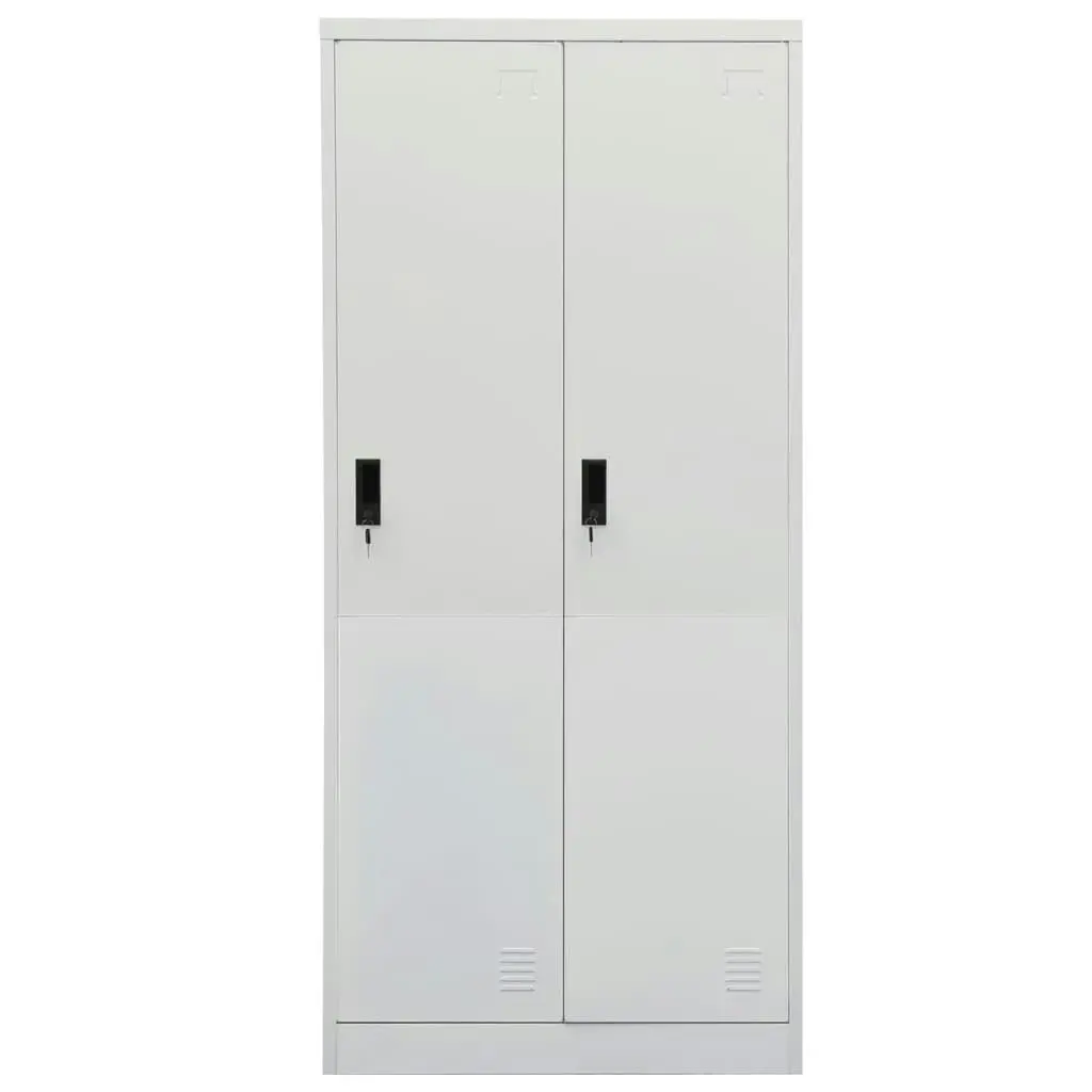 Wardrobe Light Grey 80x50x180 cm Steel 335967