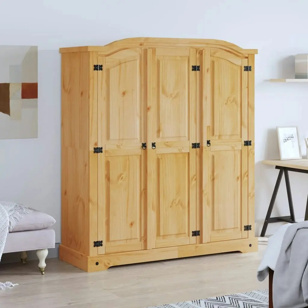 Wardrobe Mexican Pine Corona Range 3 Doors 243733