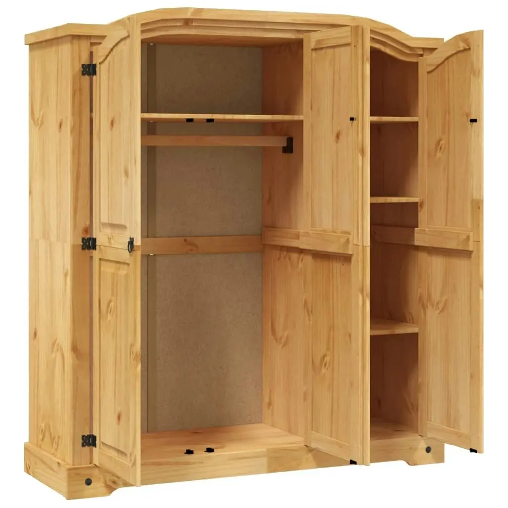 Wardrobe Mexican Pine Corona Range 3 Doors 243733