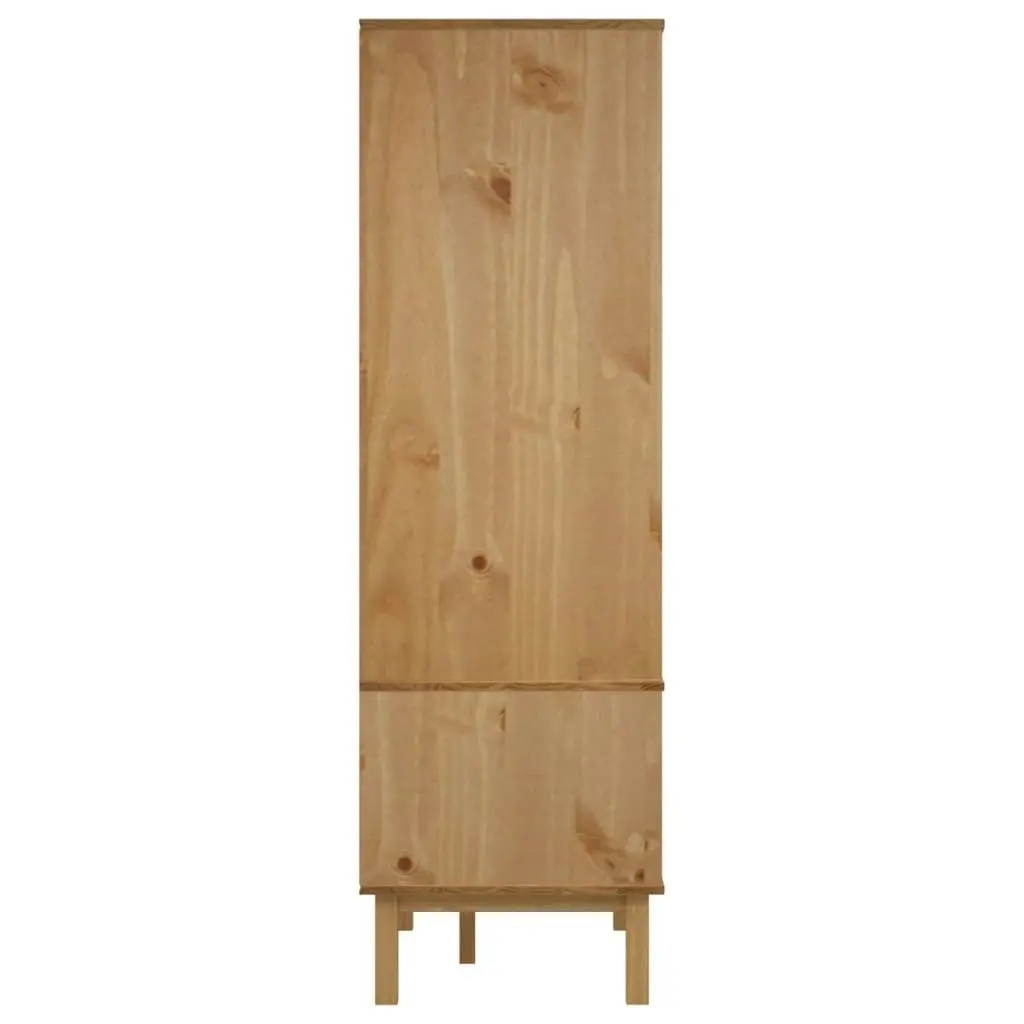 Wardrobe OTTA 76.5x53x172 cm Solid Wood Pine 348588