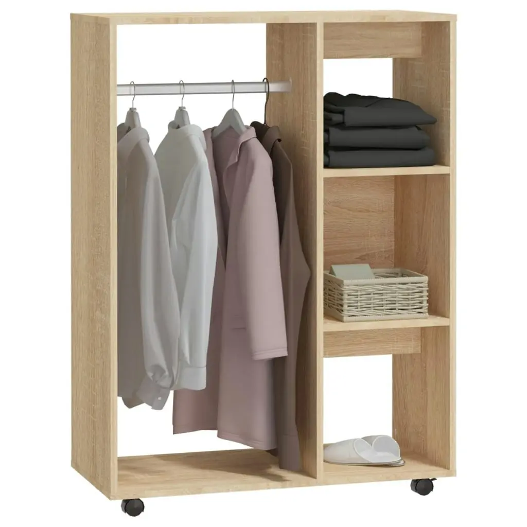 Wardrobe Sonoma Oak 80x40x110 cm Engineered Wood 808516