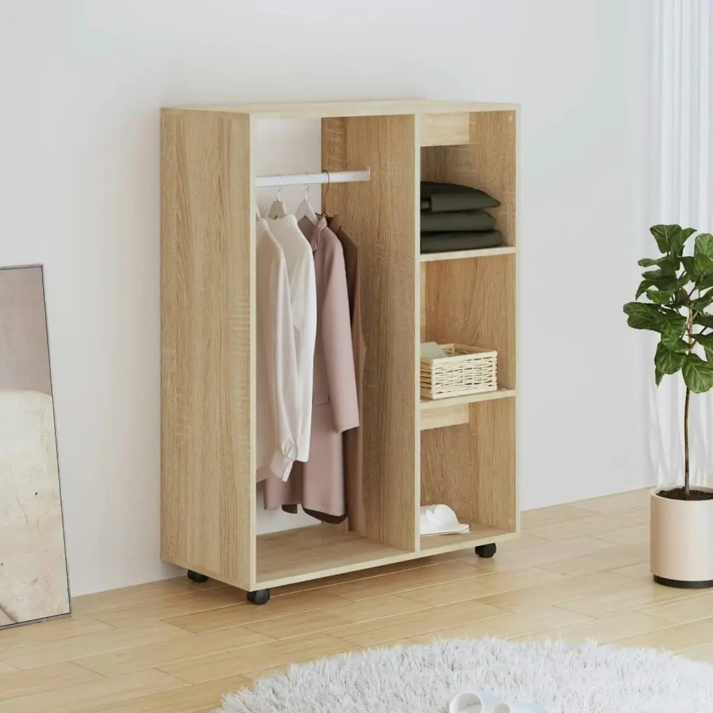 Wardrobe Sonoma Oak 80x40x110 cm Engineered Wood 808516