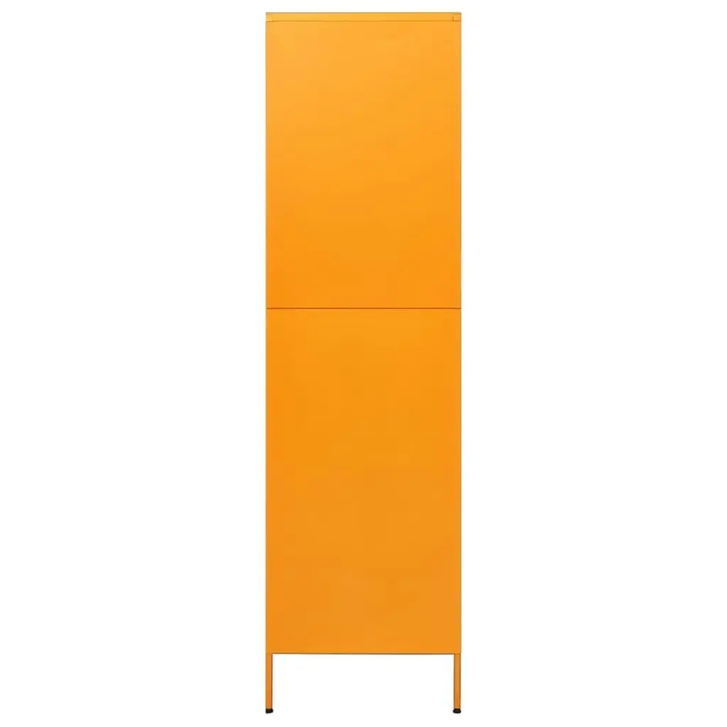 Wardrobe Mustard Yellow 90x50x180 cm Steel 336245