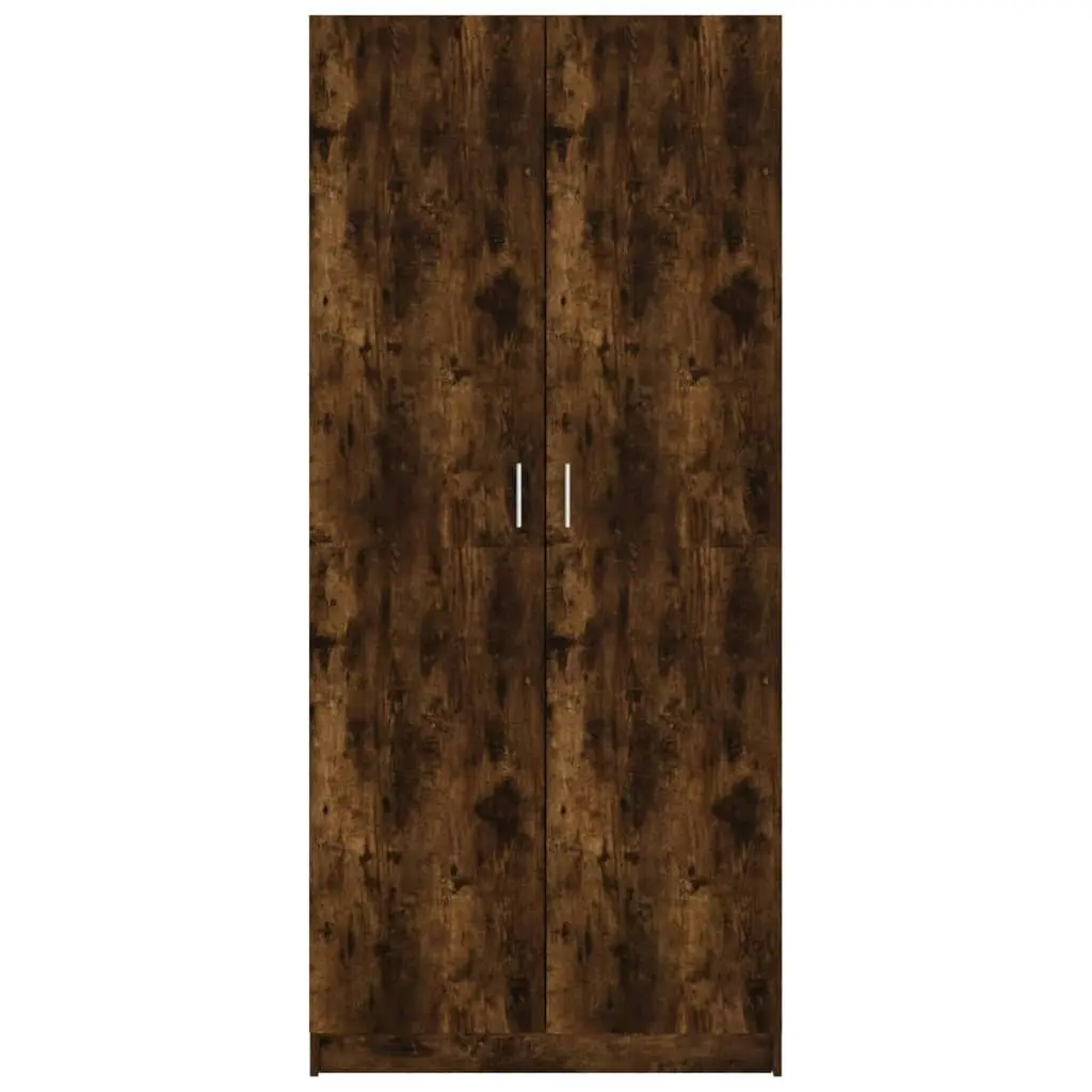 Wardrobe Smoked Oak 80x52x180 cm Engineered Wood 815351