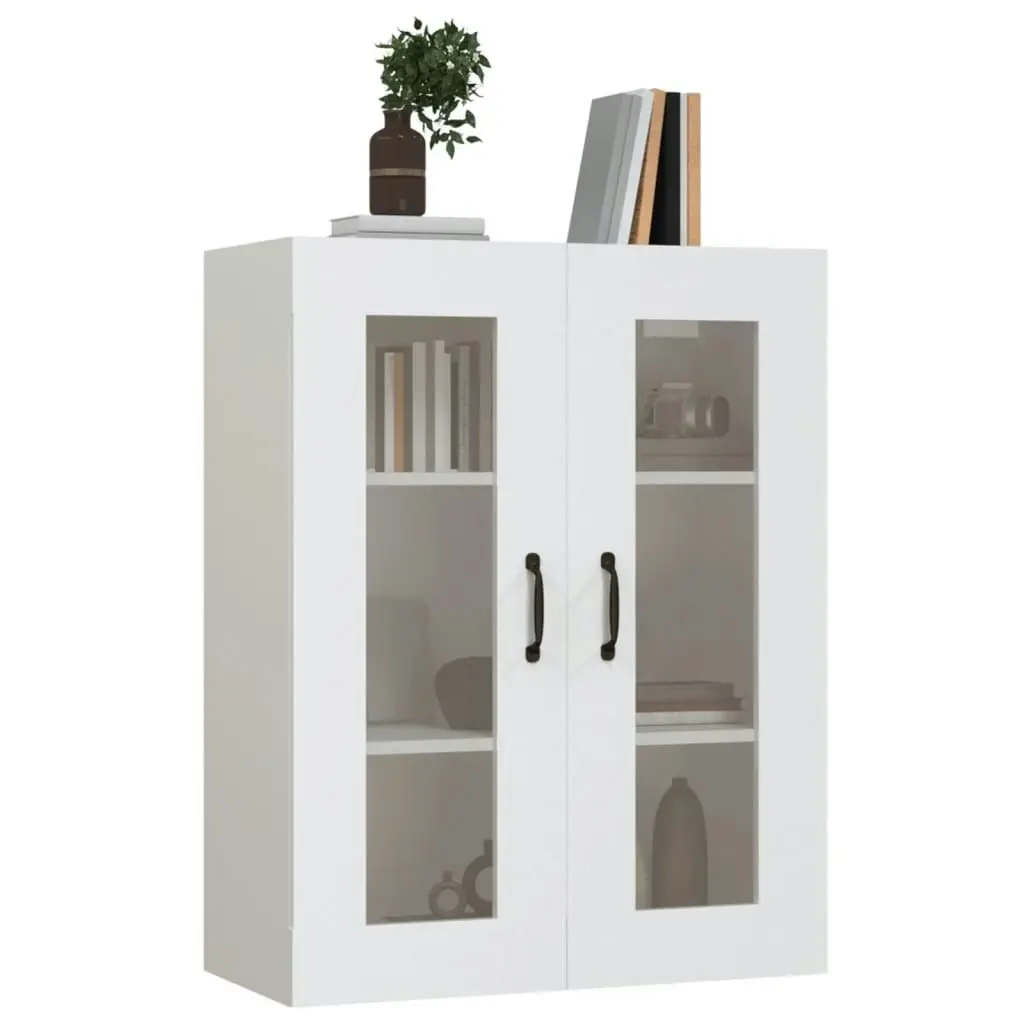 Hanging Wall Cabinet White 69.5x34x90 cm 812285