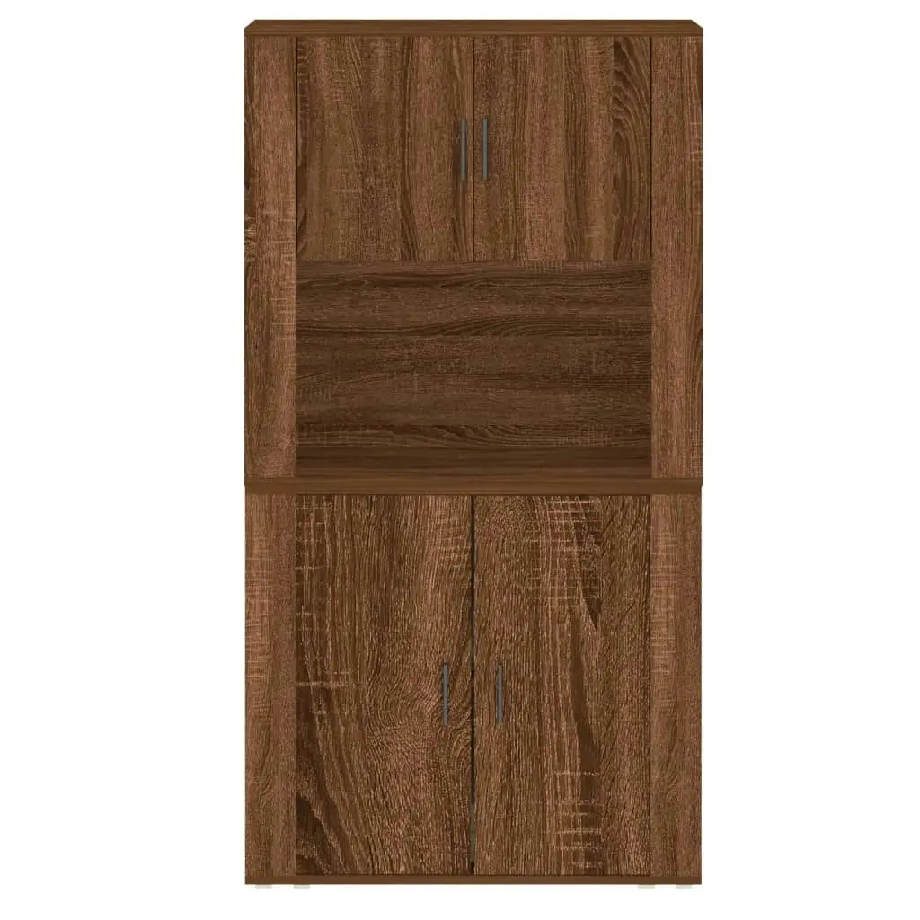 Highboard Brown Oak Engineered Wood 3185358