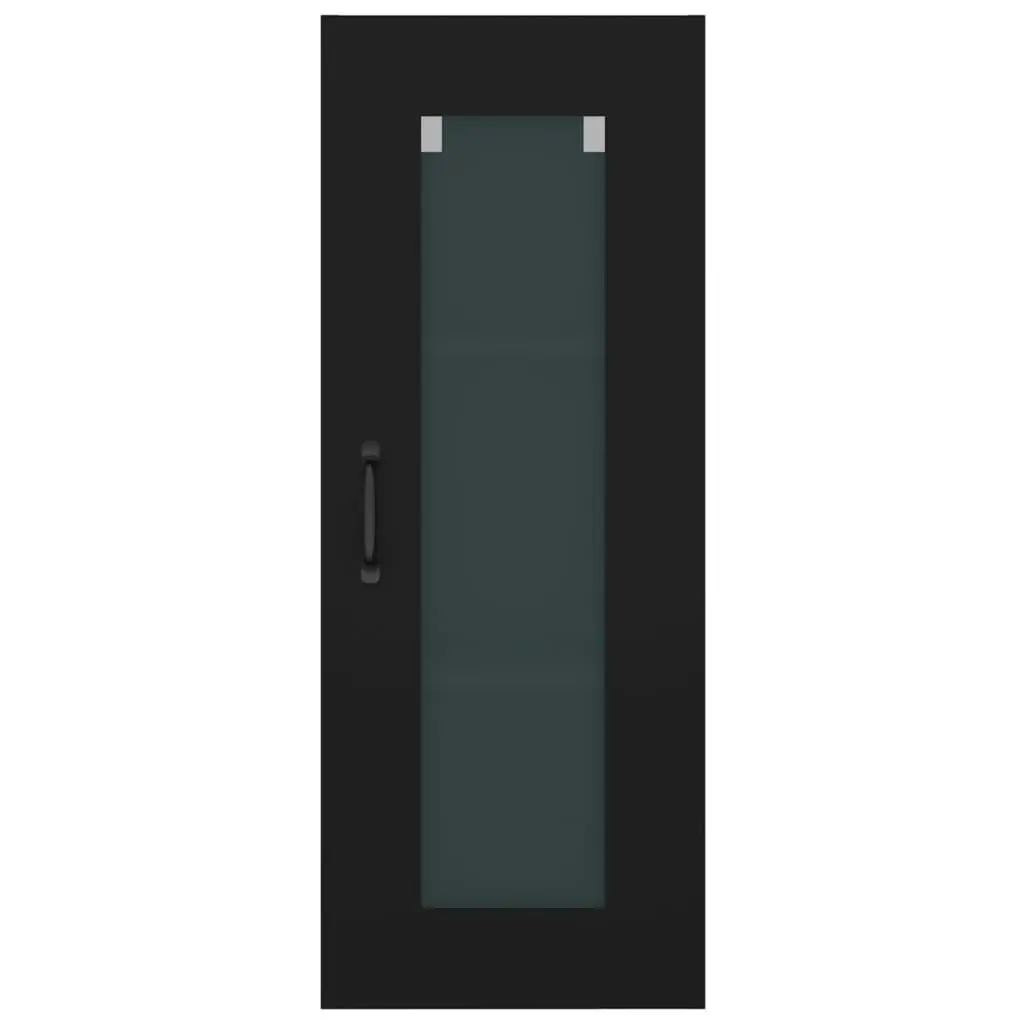 Hanging Wall Cabinet Black 34.5x34x90 cm 812457