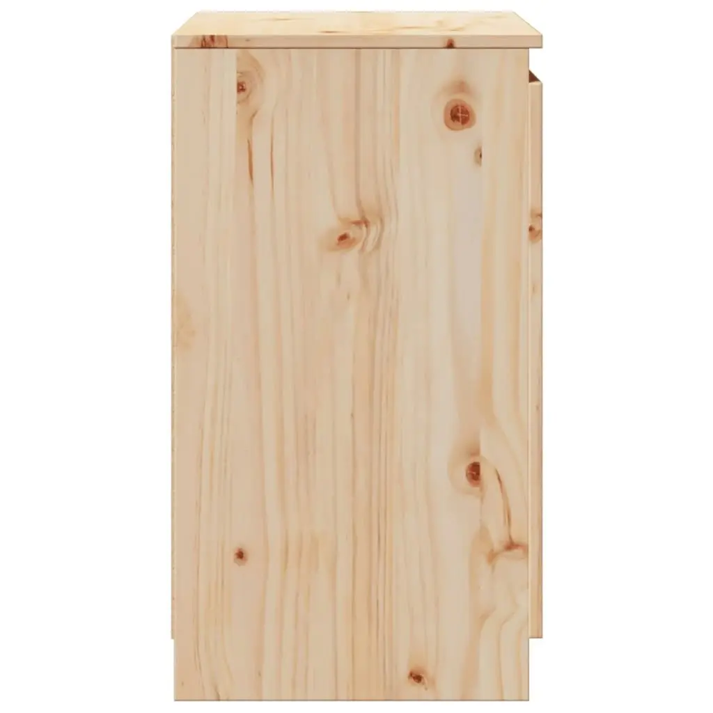 Side Cabinet 60x36x65 cm Solid Pinewood 808098