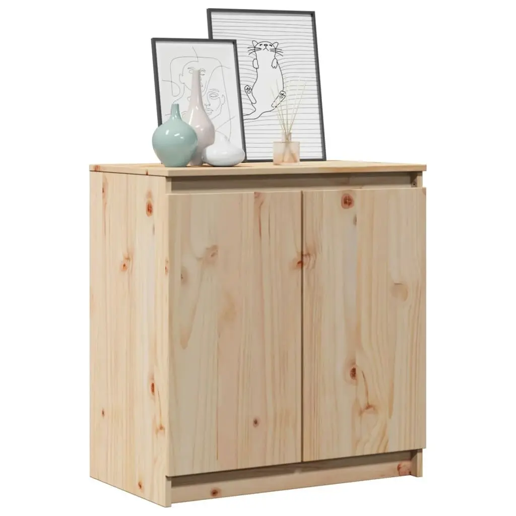 Side Cabinet 60x36x65 cm Solid Pinewood 808098