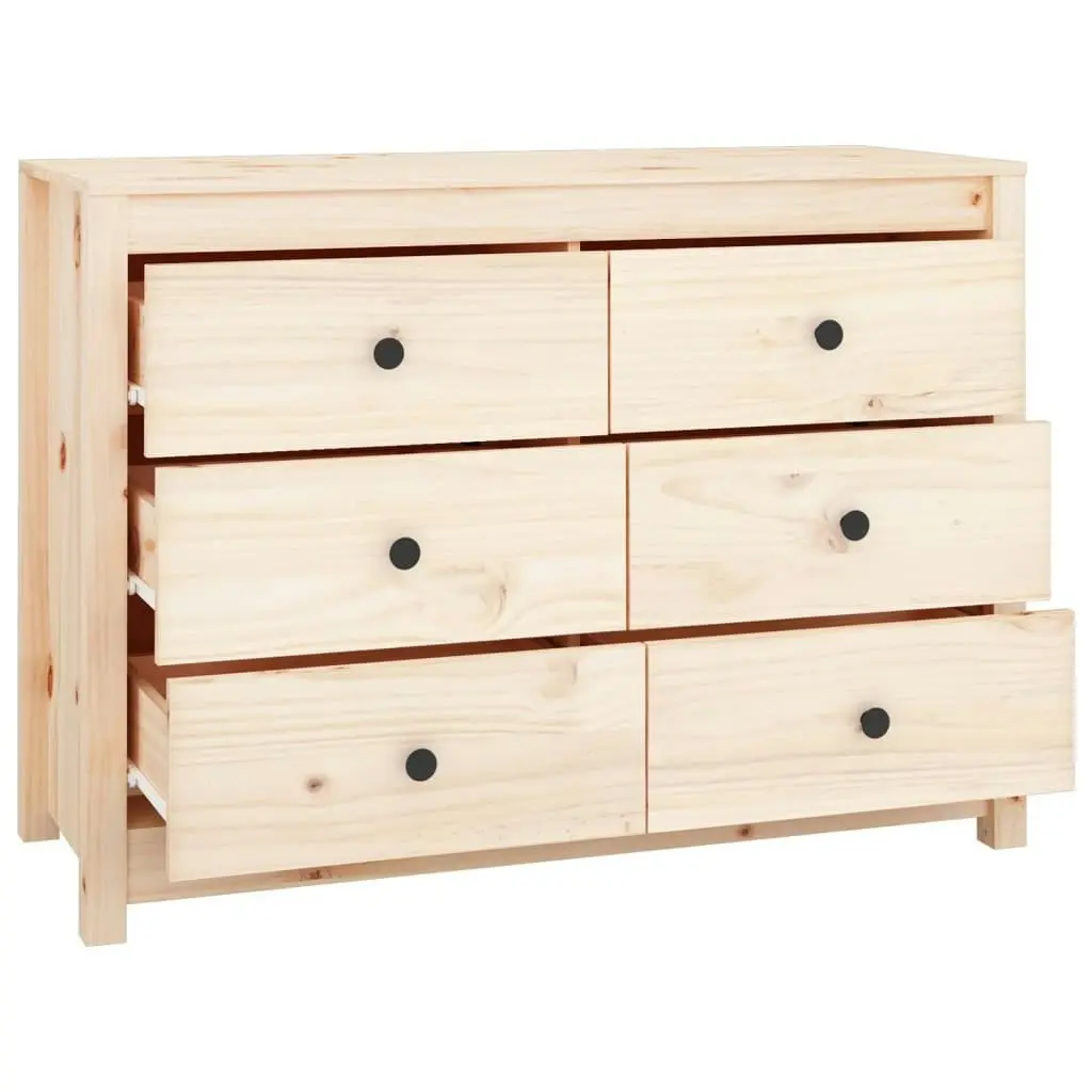 Side Cabinet 100x40x72 cm Solid Wood Pine 821764