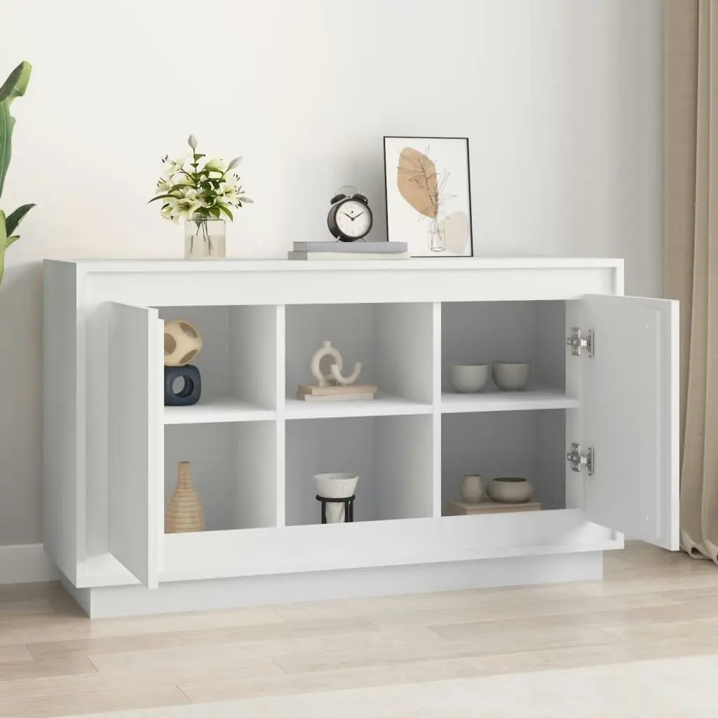 Sideboard White 102x35x60 cm Engineered Wood 831877