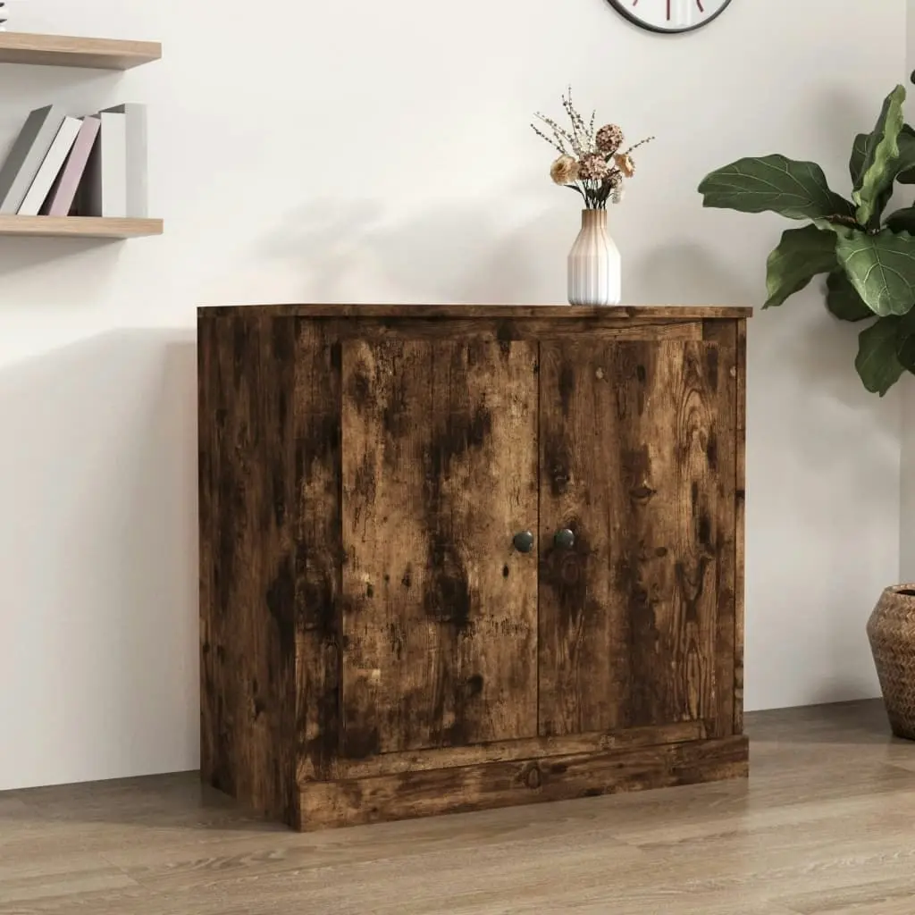 Sideboard Smoked Oak 70x35.5x67.5 cm Engineered Wood 816189