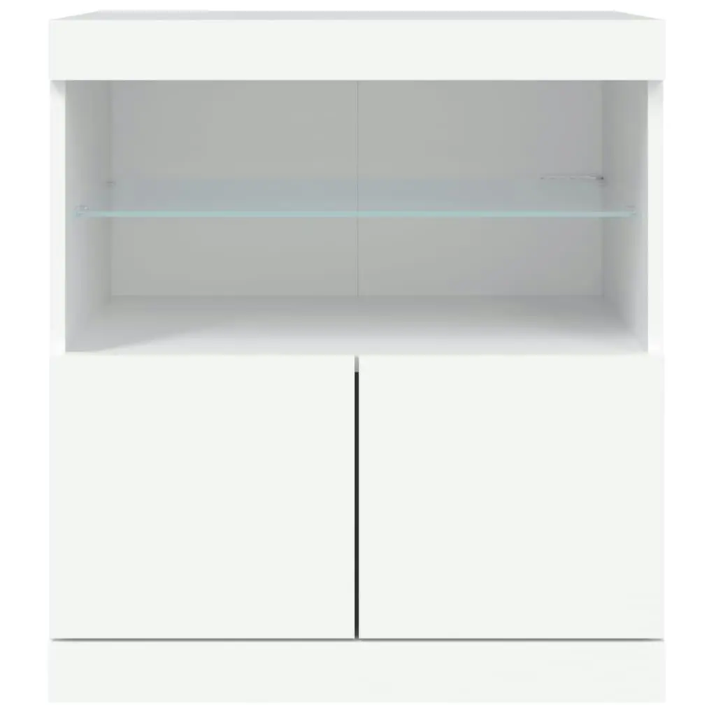 Sideboard with LED Lights White 60x37x67 cm 836651