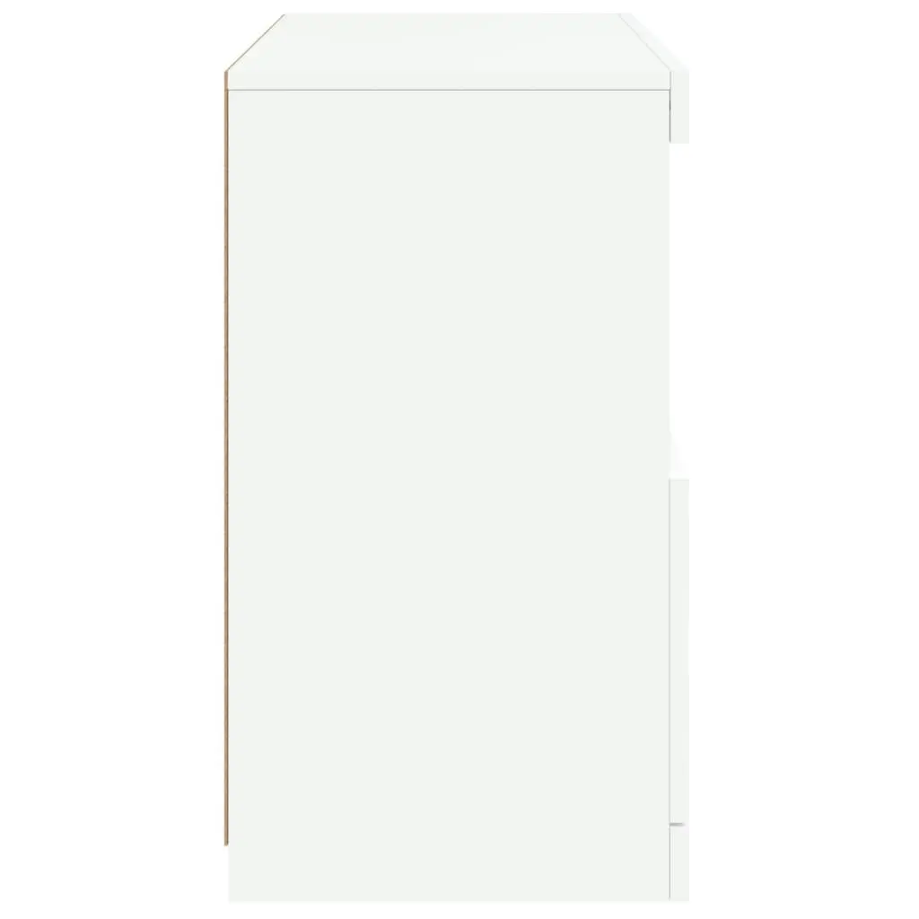 Sideboard with LED Lights White 60x37x67 cm 836651