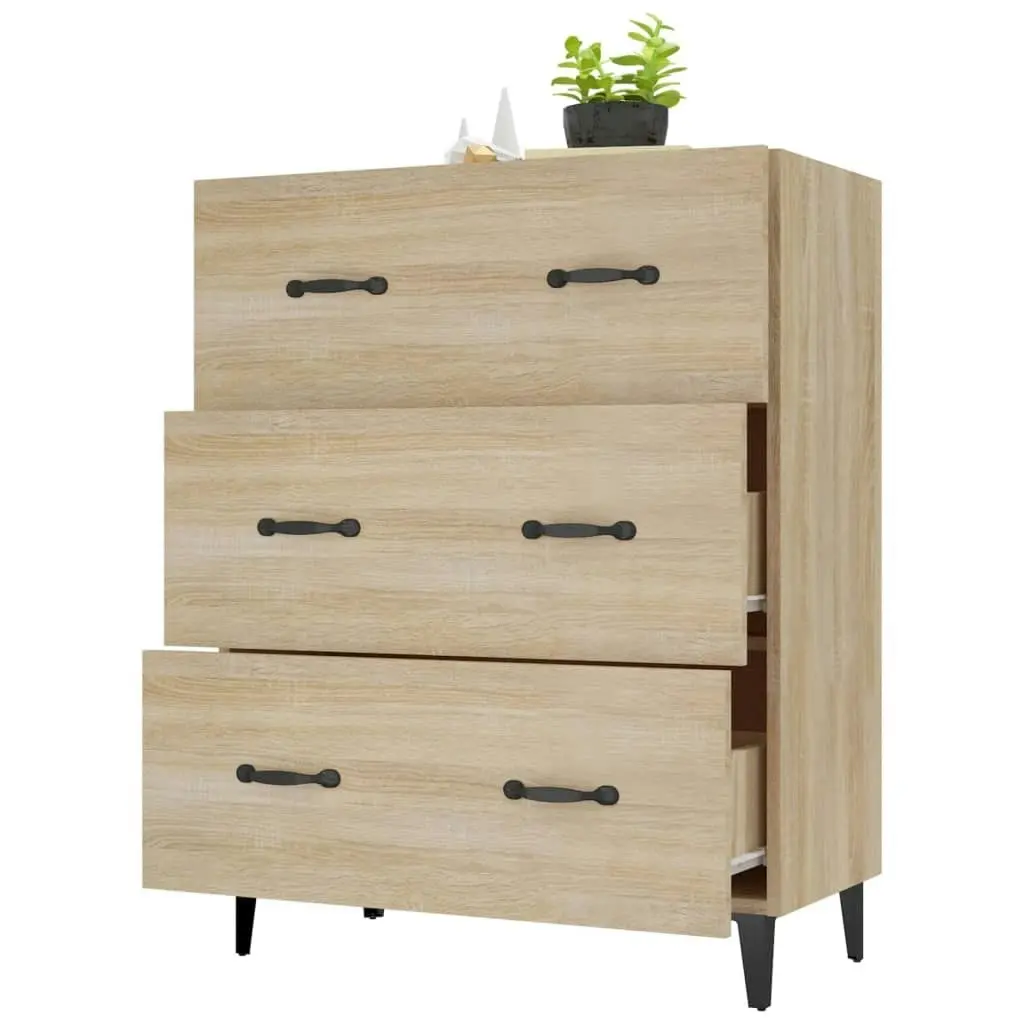 Sideboard Sonoma Oak 69.5x34x90 cm Engineered Wood 812162