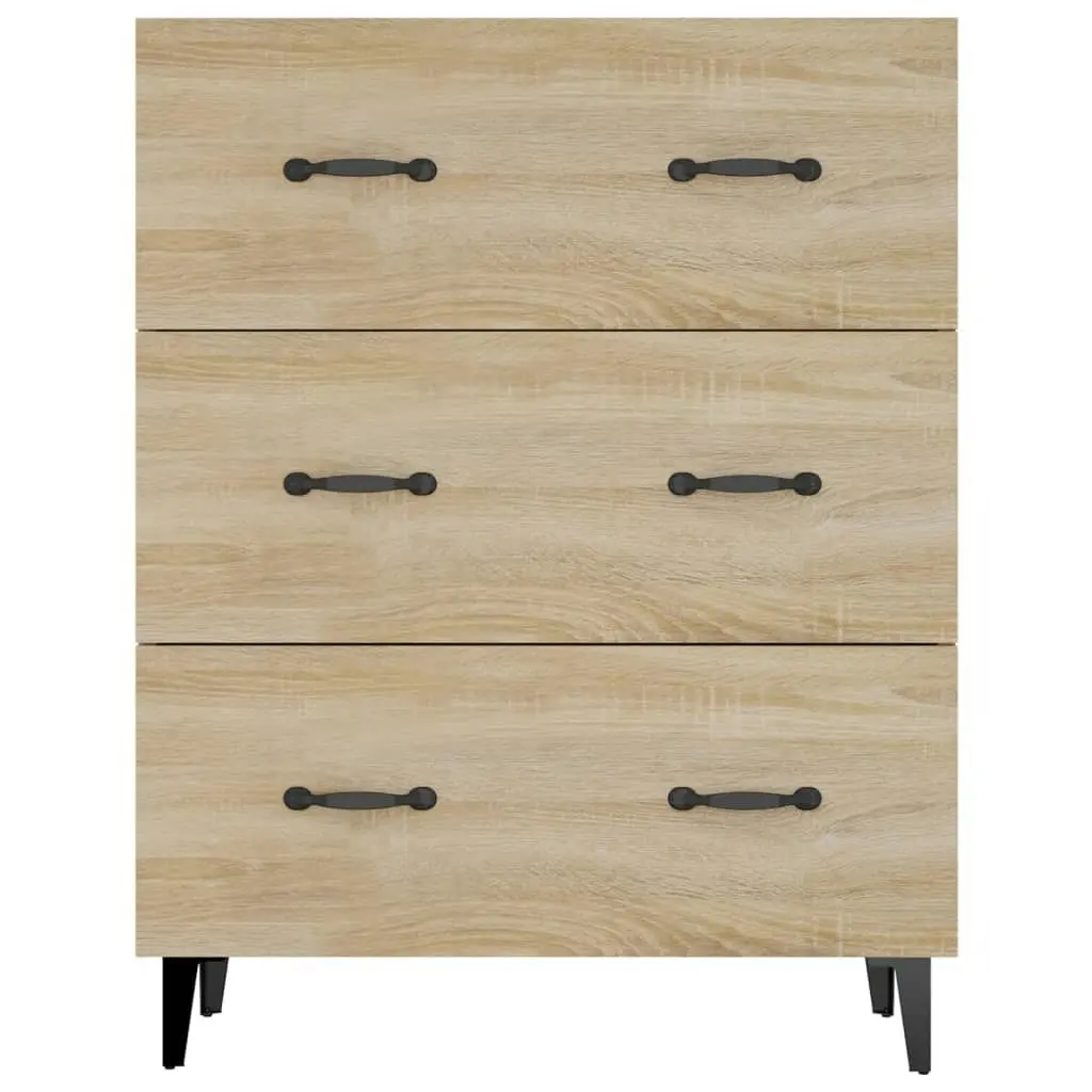 Sideboard Sonoma Oak 69.5x34x90 cm Engineered Wood 812162