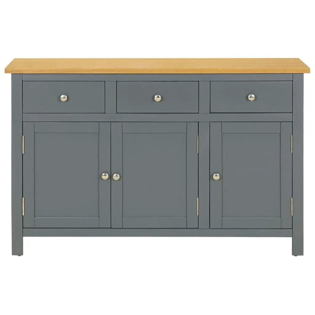 Sideboard 110x33.5x70 cm Solid Oak Wood 288636