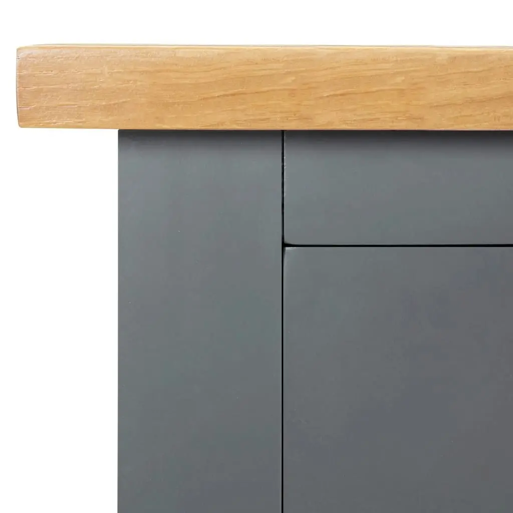 Sideboard 110x33.5x70 cm Solid Oak Wood 288636